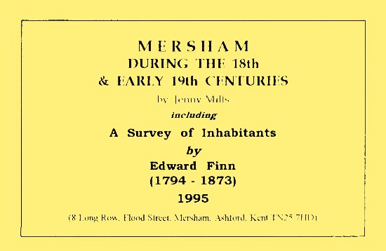 Mersham during 18 & 19C short